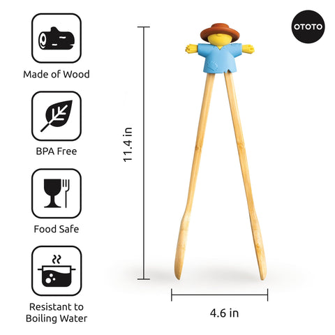 OTOTO mini scarecrow kitchen gadget blue for fun cooking moments