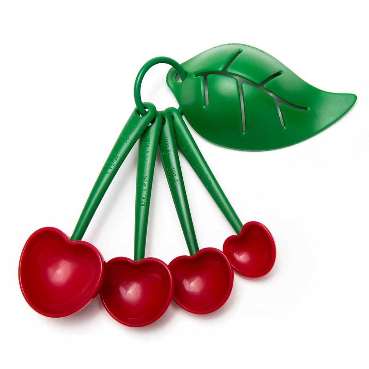 OTOTO Mon Cherry measuring spoons for precise dry and liquid measurements.
