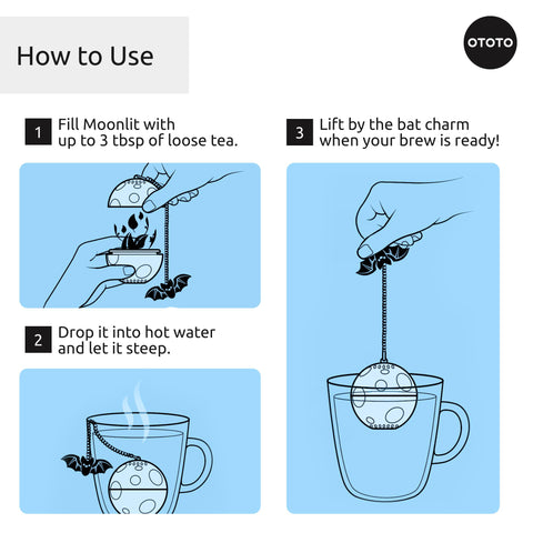 OTOTO Moonlit gothic kitchen accessory adds whimsy to your setup.