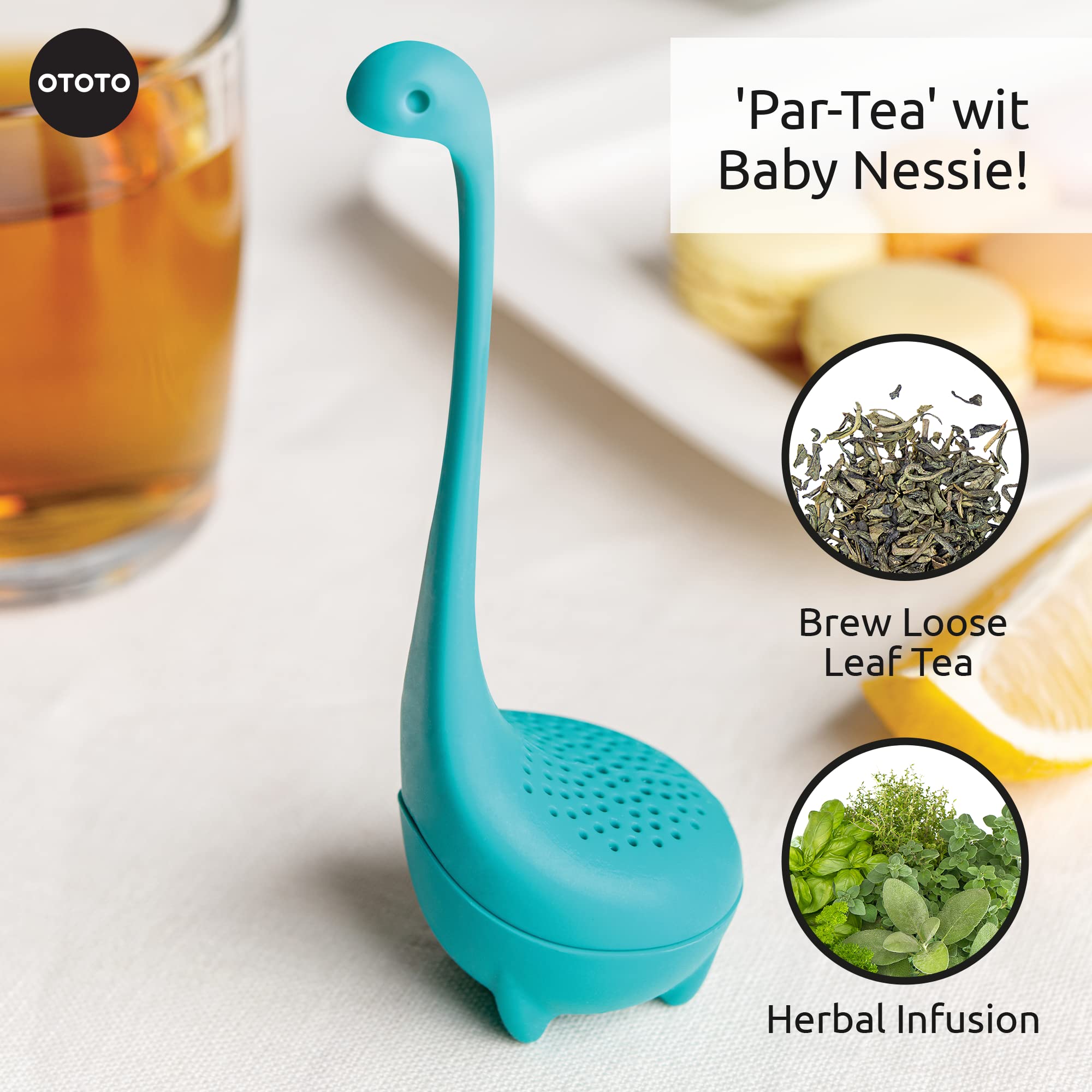 OTOTO Nessie long neck design enables easy steeping of fine leaves
