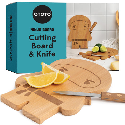 OTOTO Ninja Board with knife slot for easy, safe prep.
