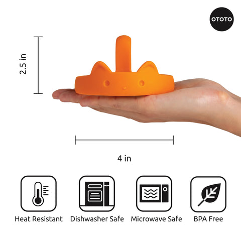 OTOTO PanCats dishwasher-safe silicone rings for quick cleanup.