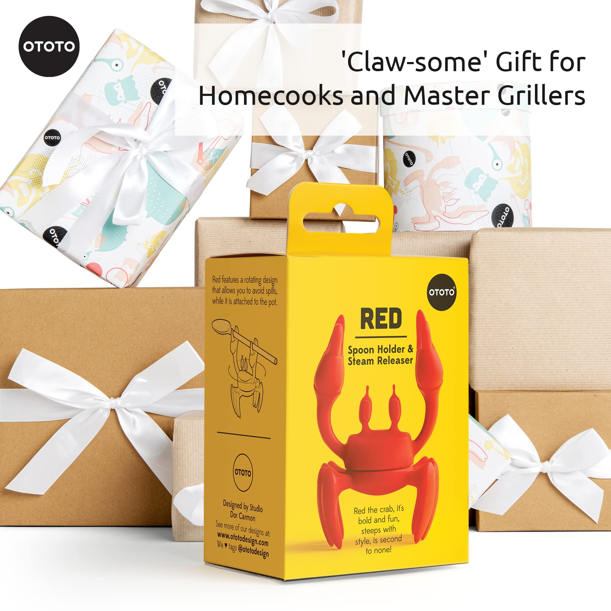 OTOTO Red the Crab makes a gift-ready kitchen gadget