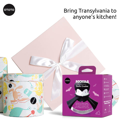 OTOTO Rockula is easy to clean after garlic pressing