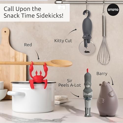 OTOTO Sir Peels A-Lot adds playful style to everyday cooking tasks.