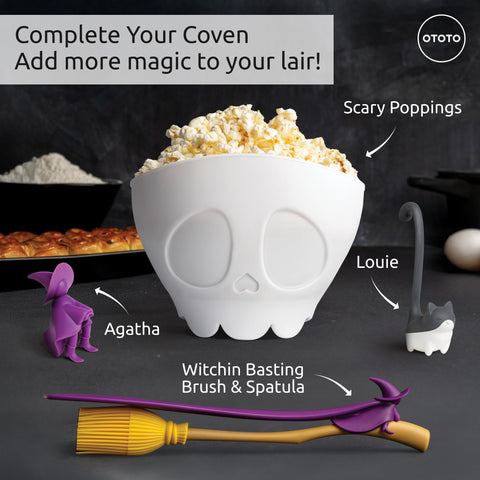 OTOTO Witchin pastry brush and spatulas suit Halloween themed kitchen projects