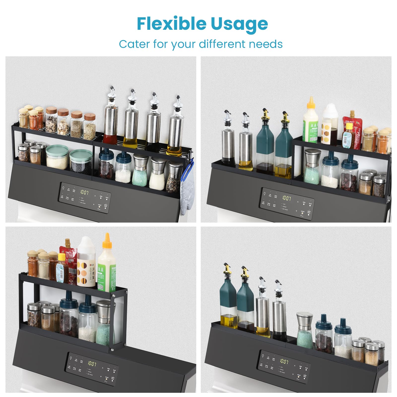 OTraki removable hooks enabling versatile kitchen organization