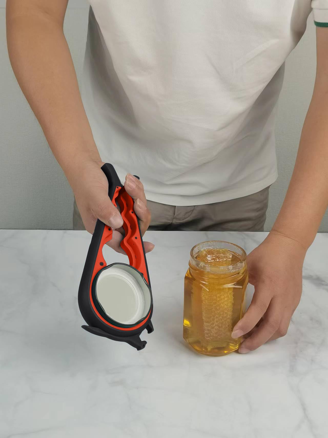 Otstar bottle opener with screw-cap twist for quick removal.