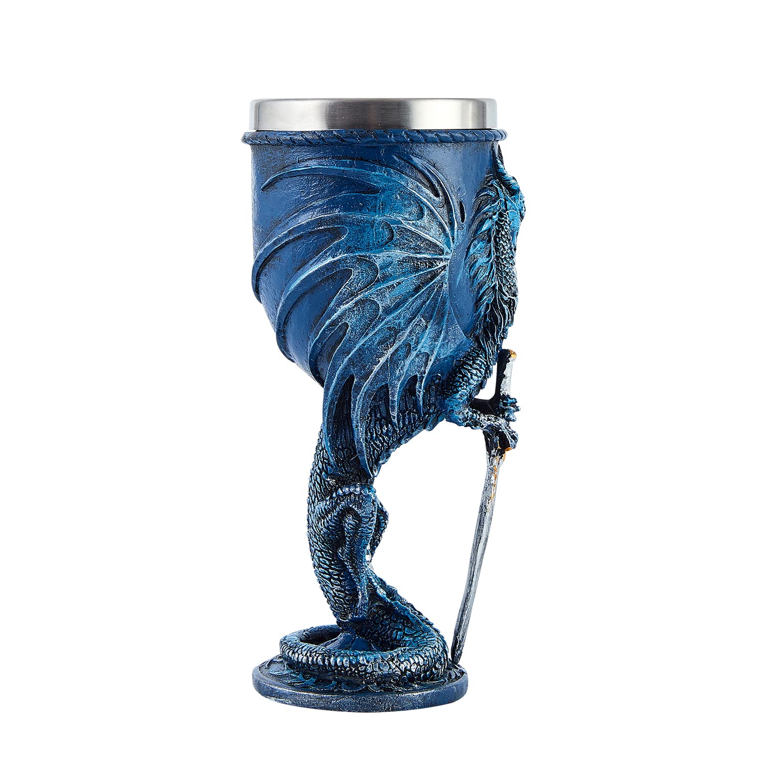 Ottalent goblet steel insert close-up, showing durable, food-safe metal for safe sipping.