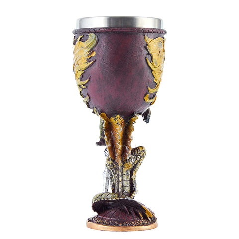 Ottalent Flame Dragon Goblet 7-ounce capacity for drinks or ceremonial toasts
