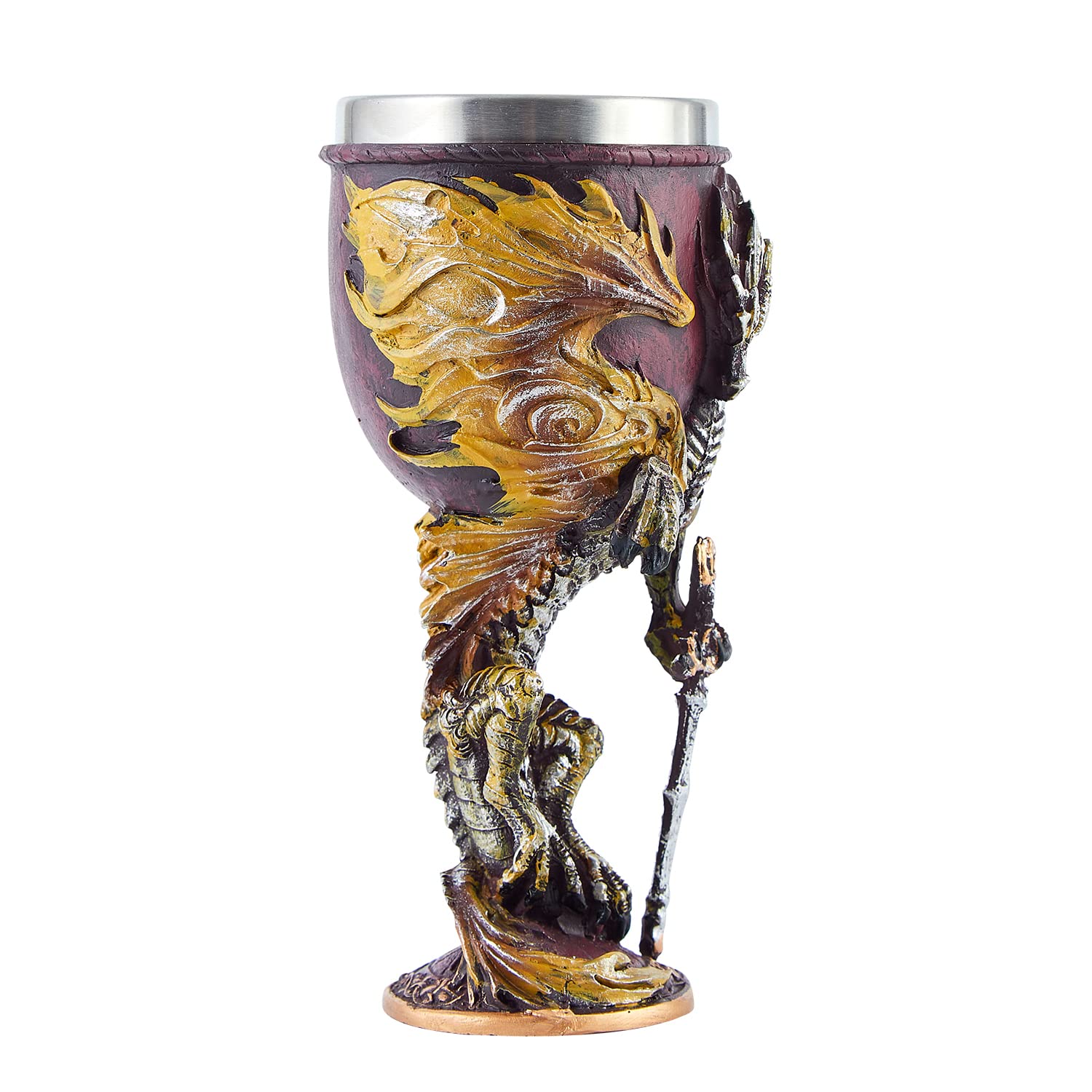 Ottalent Flame Dragon Goblet resin outer detail highlighting fantasy craftsmanship