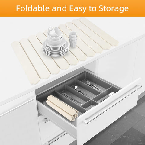 Included sanding paper and anti-slip pad aid cleaning and stability.