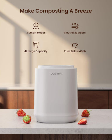 Ouaken compact countertop design saves space in busy kitchens