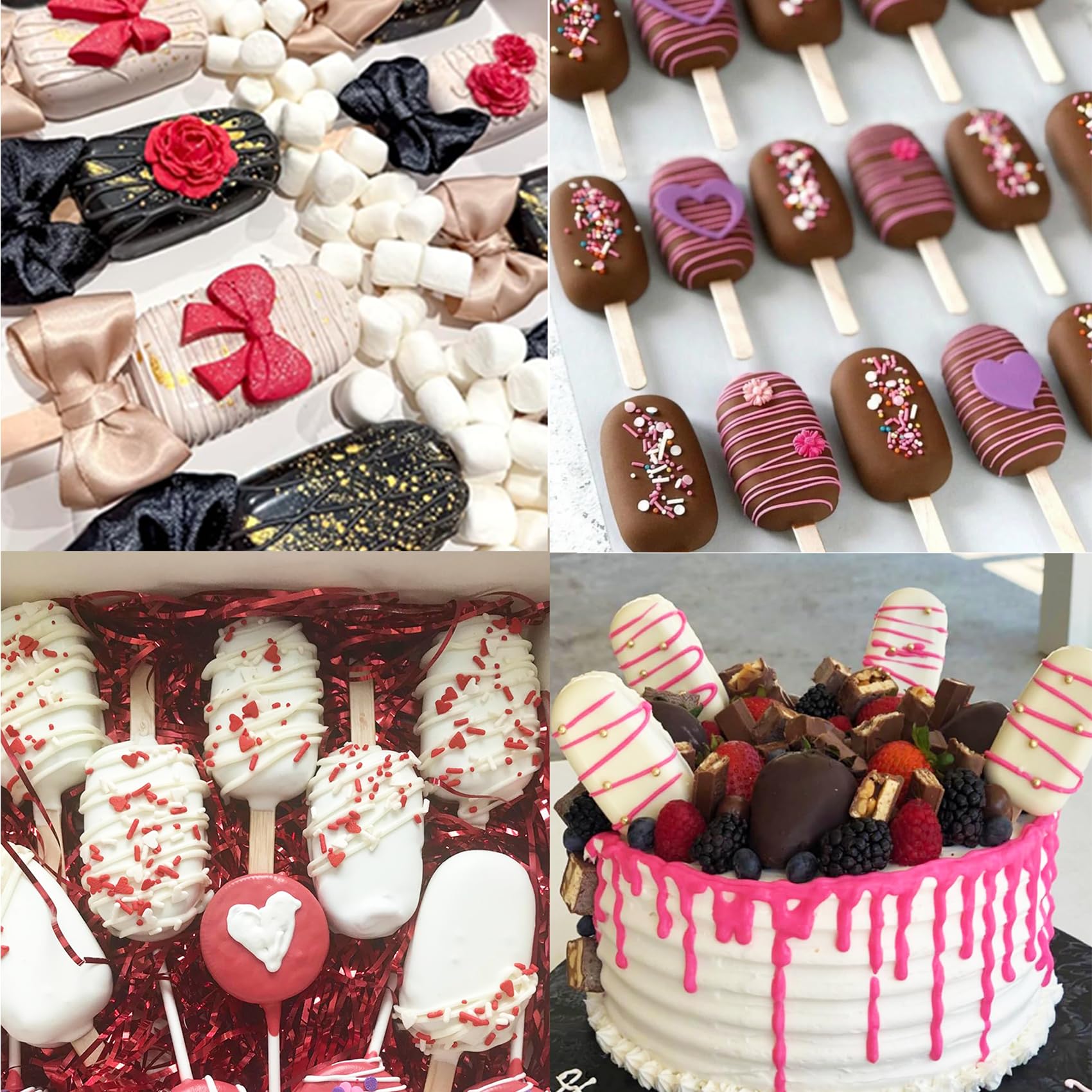 Ouddy Life easy-clean foldable molds simplify cleanup after making treats