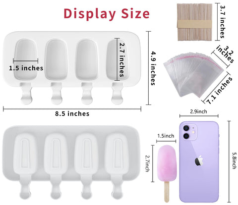 Ouddy Life oval silicone molds shown for easy release and versatile use