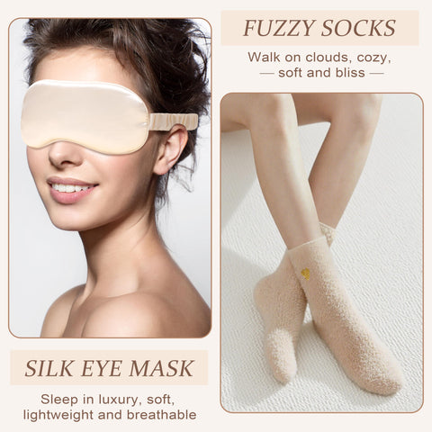 Oufrenn silk eye mask blocks light for rest