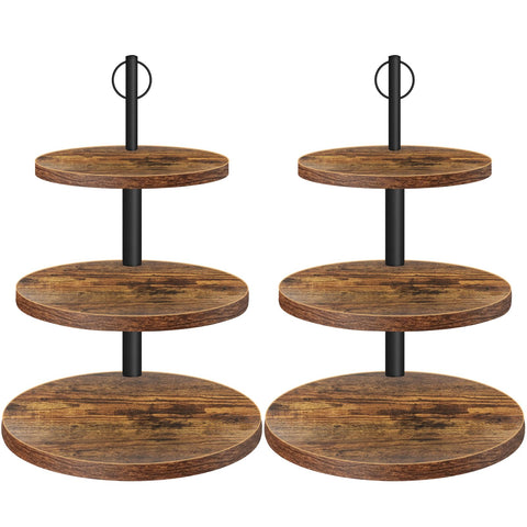 OugeWood 3-tier cupcake stand for elegant wedding dessert displays
