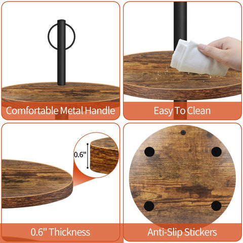 OugeWood cupcake stand smooth finish easy to wipe clean after events