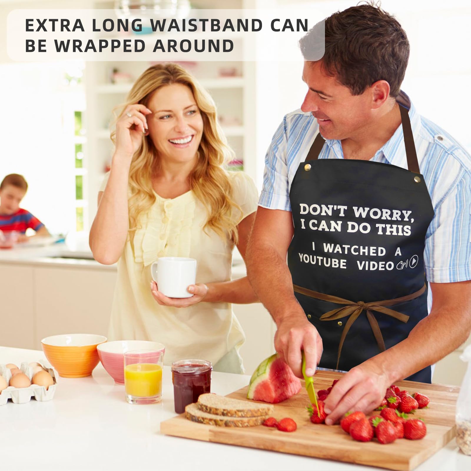 Ougher durable polyester-cotton blend provides breathability and easy machine washing.