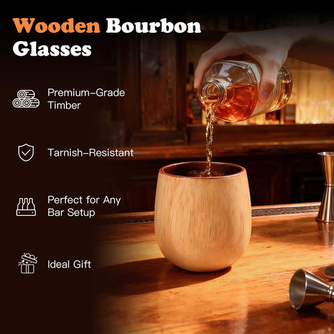 OUHT White Oak Grain Tumbler shows durable, scratch-resistant design for daily use.