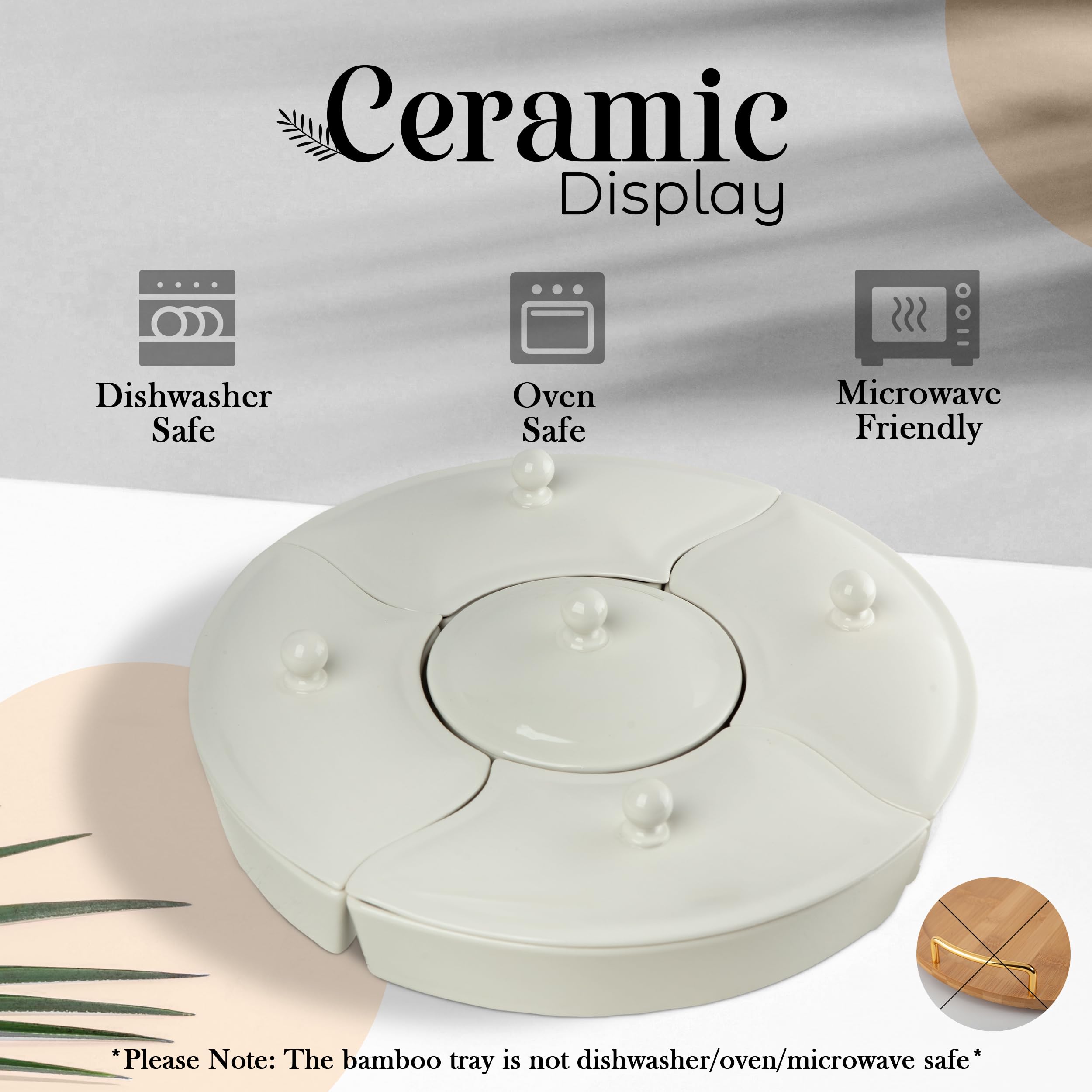 Oui Raquel durable ceramic is microwave, oven, and dishwasher safe