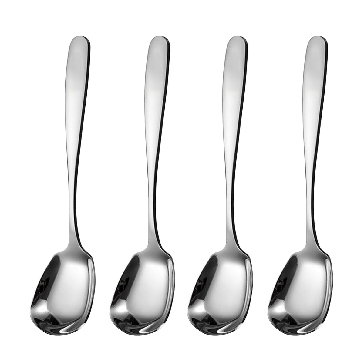 OULIGET square head spoons 7inch set of four for easy serving.