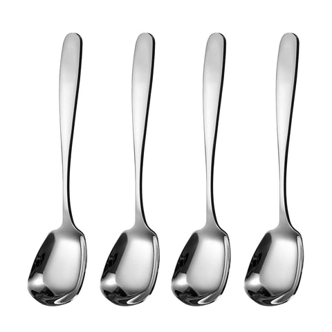 OULIGET square head spoons 7inch set of four for easy serving.