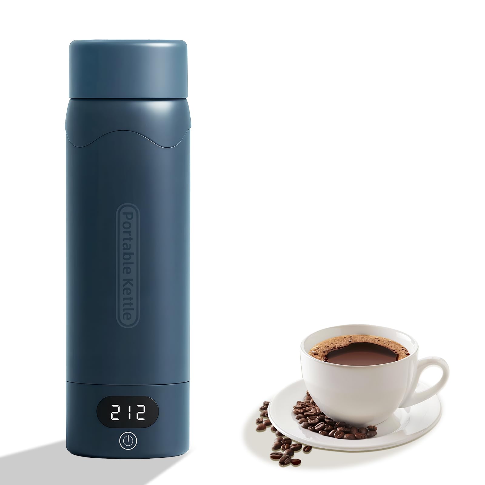 OULONGER travel kettle interior, 316 stainless steel for pure water and easy cleaning