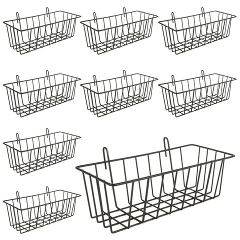 Oungy grid wall basket with open design for easy item visibility.