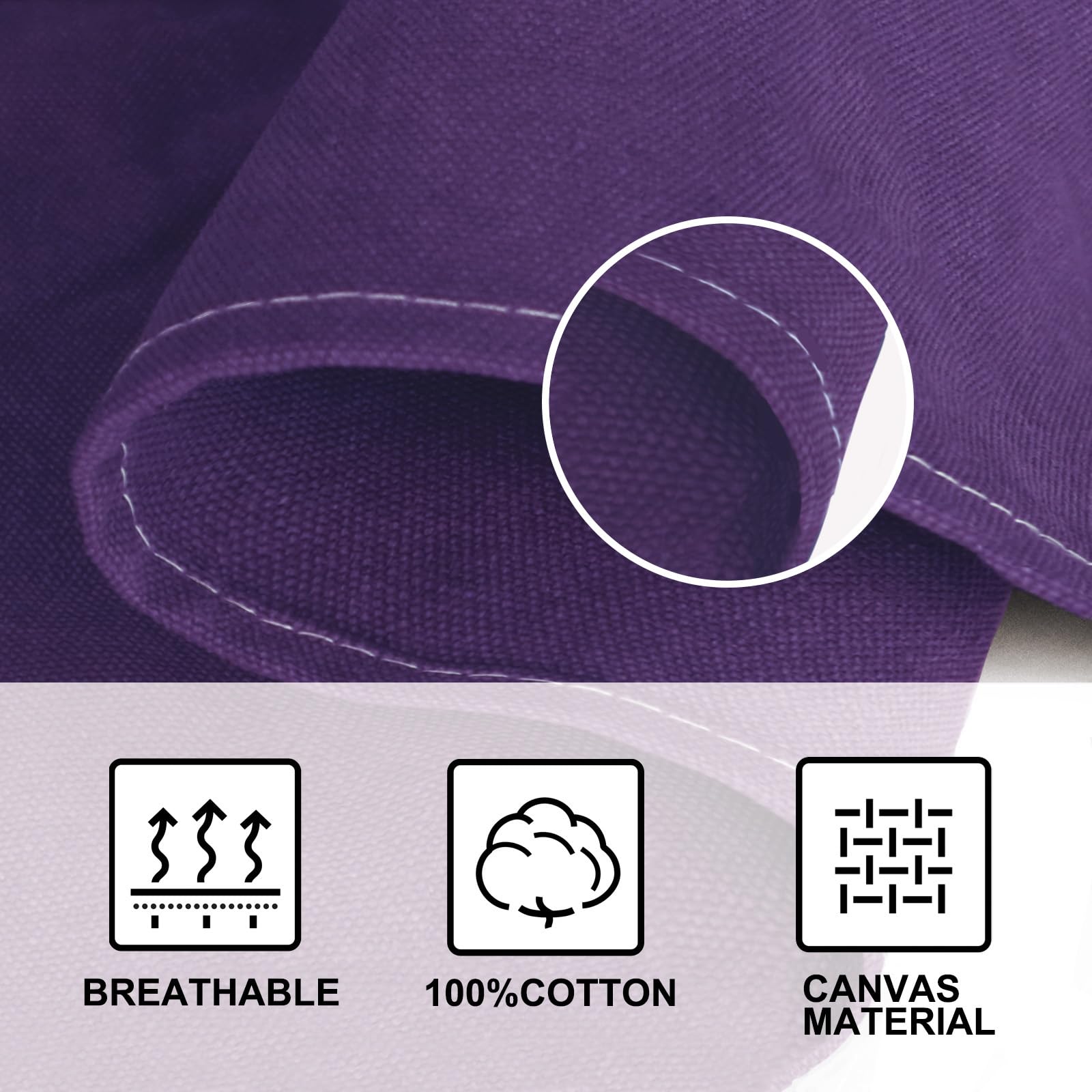 OUNLEN full-coverage apron suited for cooking, baking, grilling, and workshops