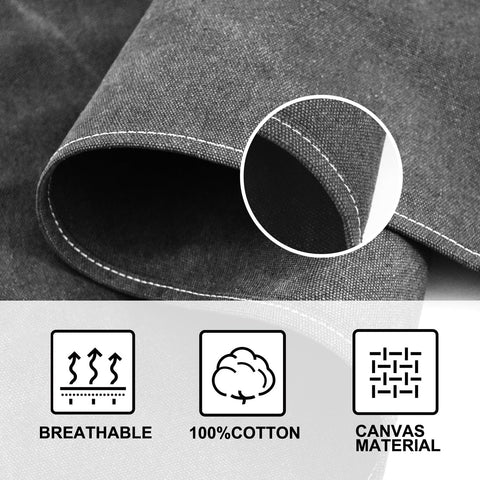 OUNLEN Canvas 16 oz texture offering breathable, durable wear