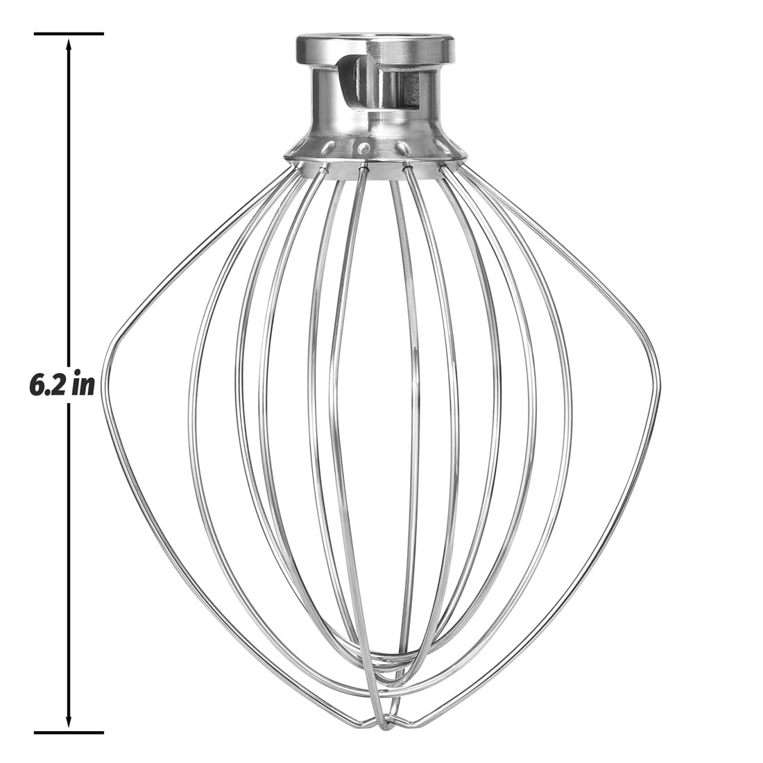 OUOLife stainless steel whisk used for smooth emulsions and foams