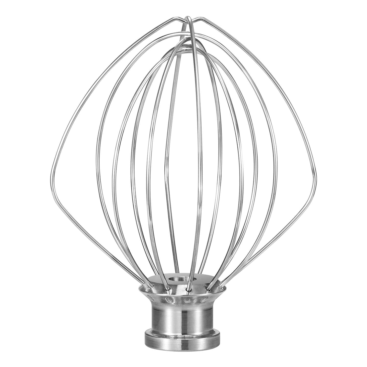 OUOLife K45WW whisk with six sturdy wires for airy whipped cream