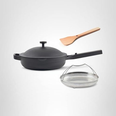 Our Place Always Pan 2.0 compact design saves space and cleans easily.