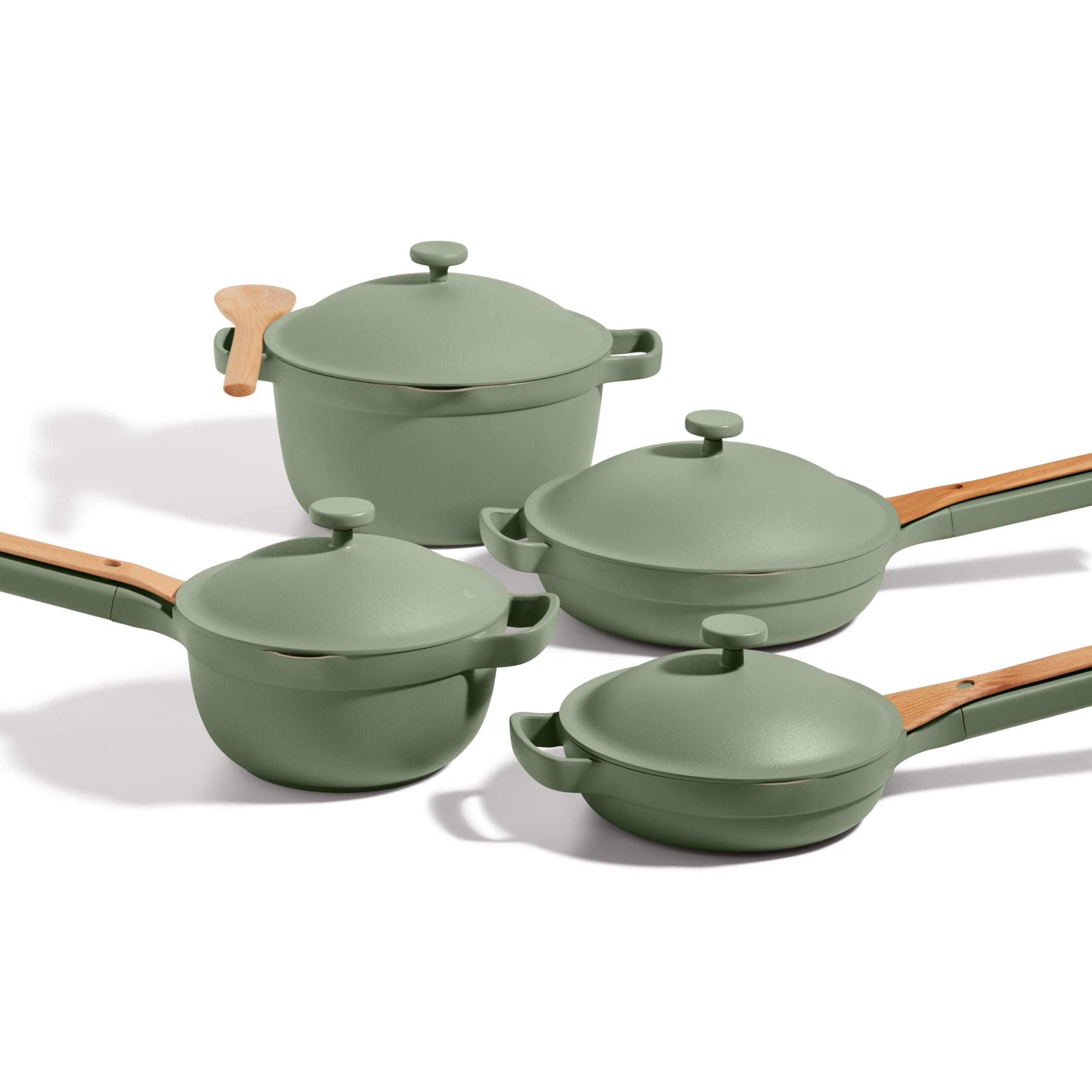 Our Place Always Pan full size in sage, versatile for sautéing and one-pan meals