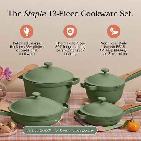 Our Place Always Pan mini sage for quick breakfasts and single-serving dinners