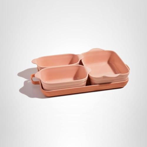 Our Place bakeware set even heating for casseroles and cookies.