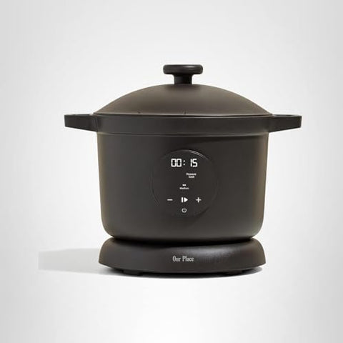 Our Place Dream Cooker on the counter illustrating sleek kitchen integration