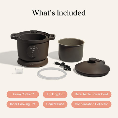 Our Place Dream Cooker pressure-cook mode locks in flavors quickly