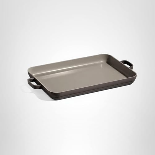 Our Place griddle pan hand washing reminder to protect coating.