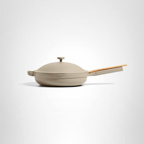 Our Place Large Always Pan supports batch cooking and family meals.