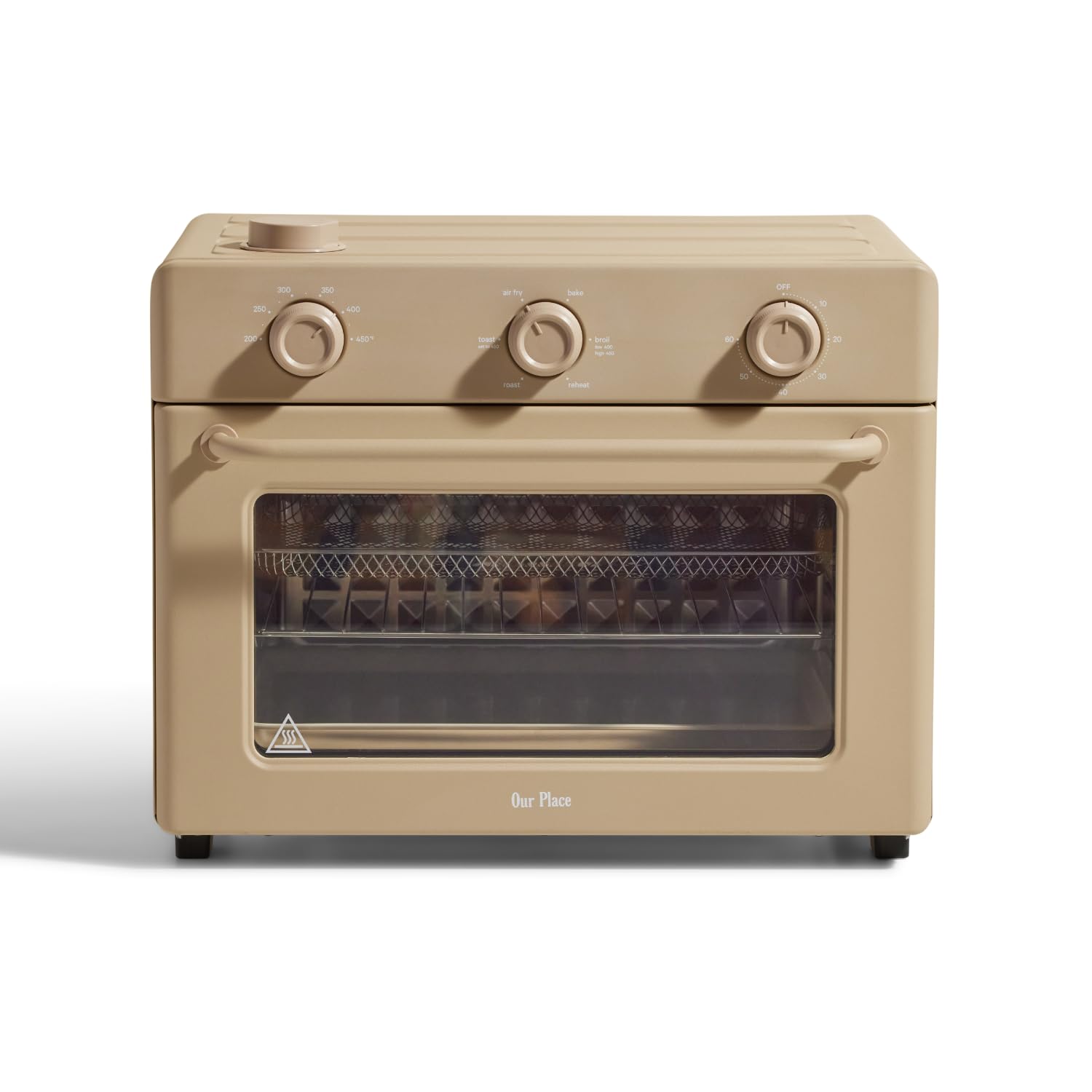Our Place Large Wonder Oven basket view for even air frying and easy cleanup.