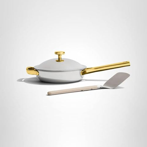 Our Place oven-safe up to 750°F and induction-ready for versatile cooking.