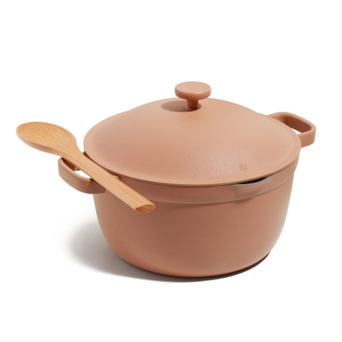 Our Place Perfect Pot with ceramic nonstick coating for easy food release