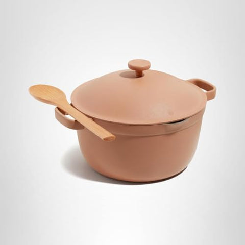 Our Place Perfect Pot includes a Beechwood Spoon for two-notch use
