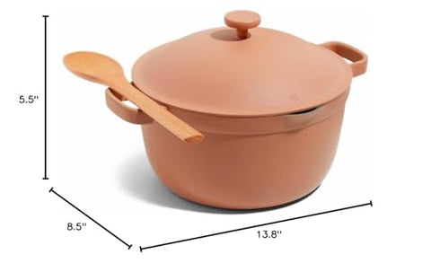 Our Place Perfect Pot elegant dome lid design with steam control