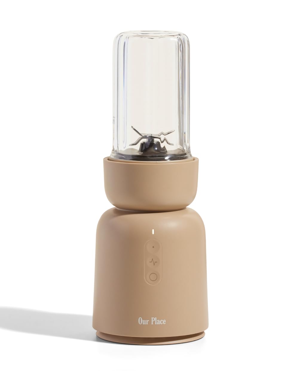 Our Place Splendor Blender 1000W motor delivers powerful blends for smooth results.