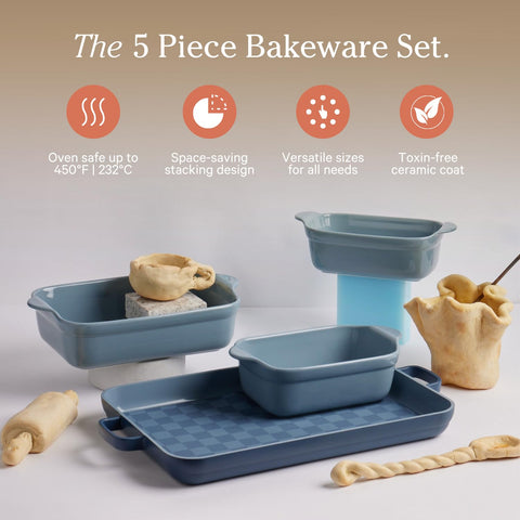 Our Place stovetop-to-oven griddle promotes even browning and crisp searing.