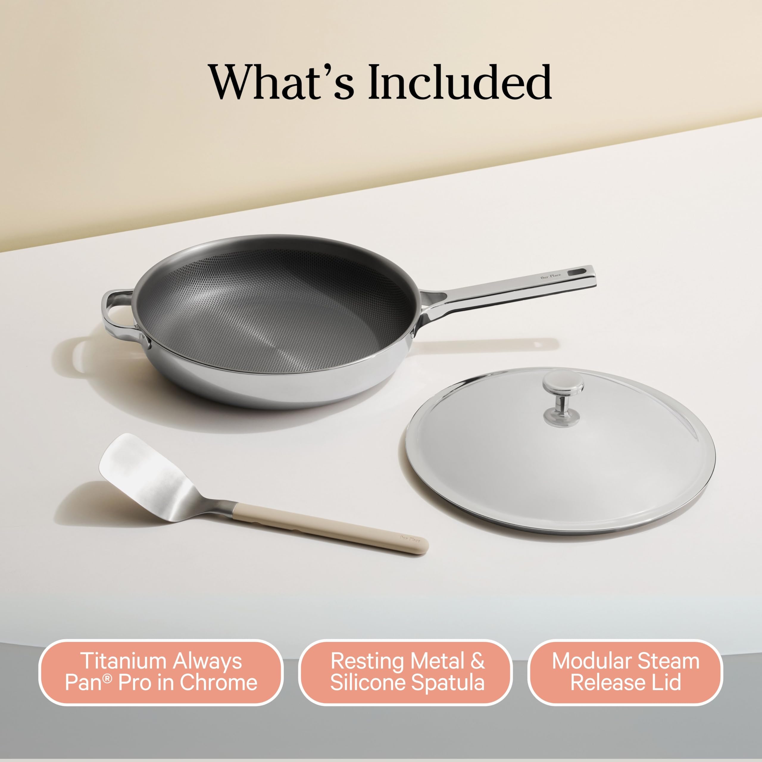 Our Place Titanium Always Pan Pro induction-ready base