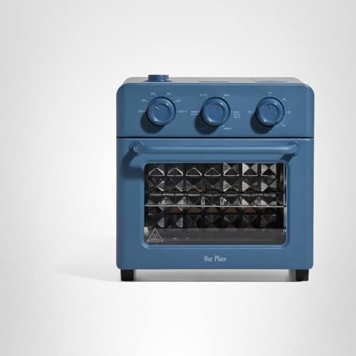 Our Place Wonder Oven back view emphasizing sleek, space-saving design